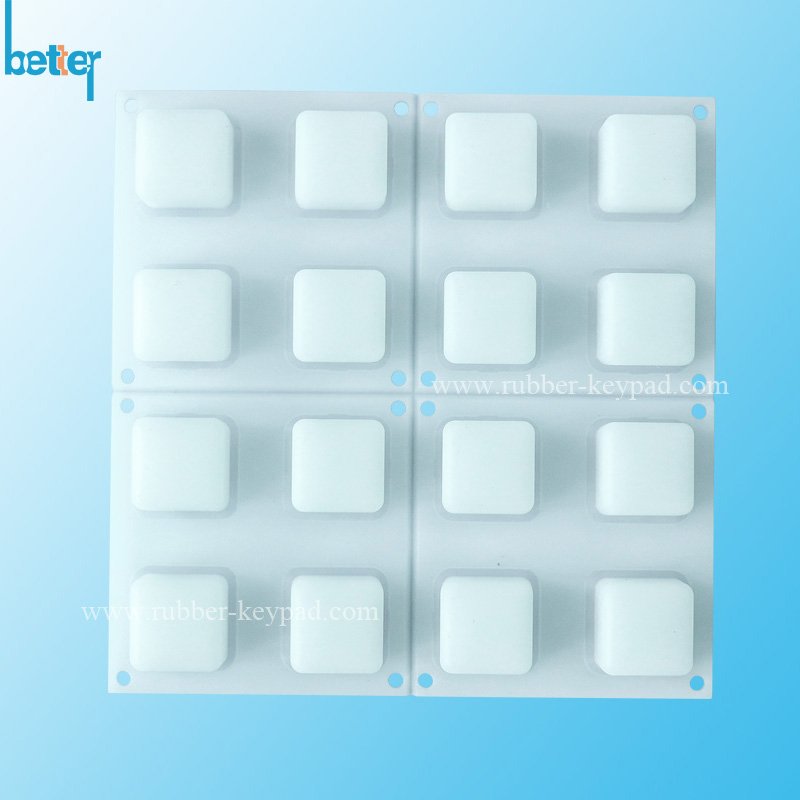 Transparent 4x4 Silicone Backlight Keypad