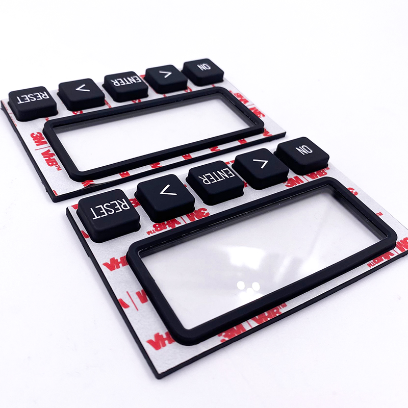 PMMA/Acrylic Panel Silicone Rubber Membrane Switch Keypad